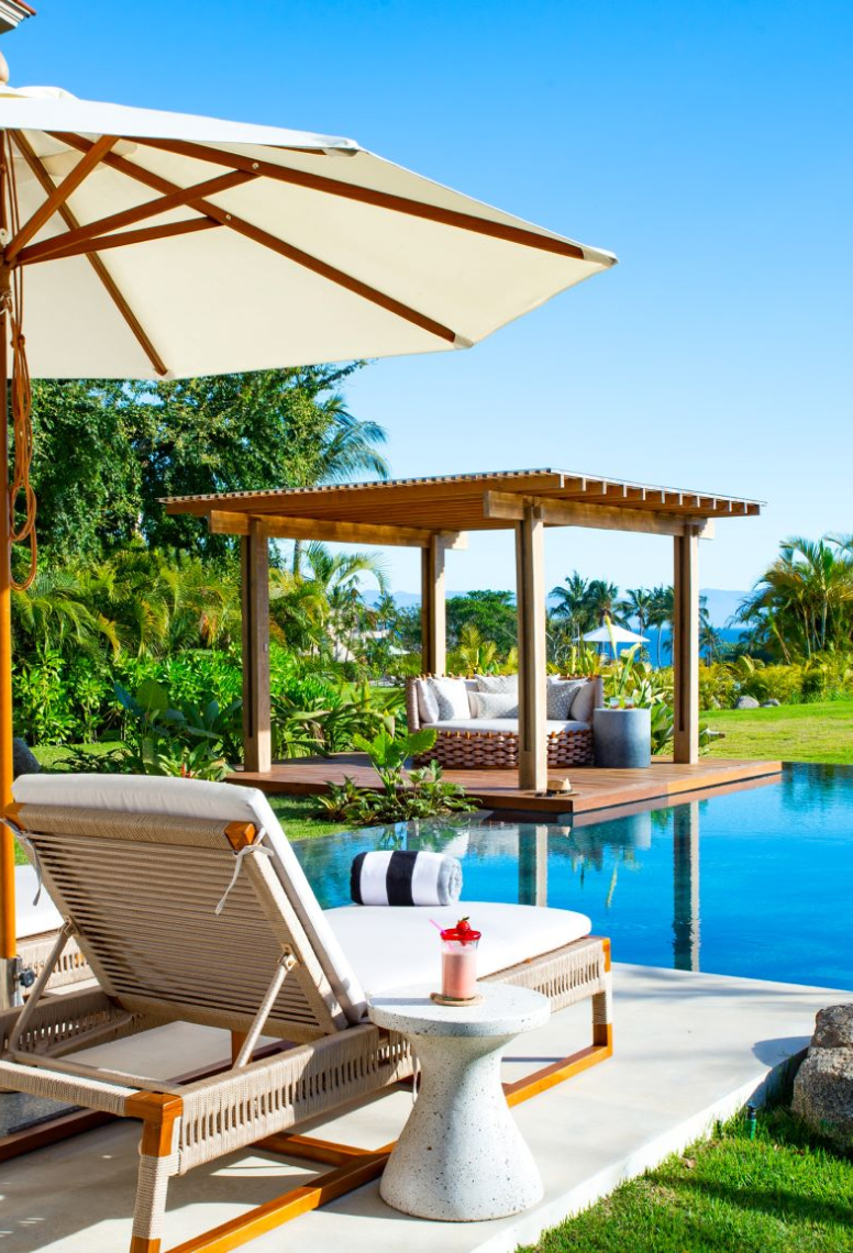 Punta Mita luxury pool and cabana